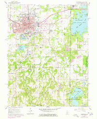 Carbondale Illinois Historical topographic map, 1:24000 scale, 7.5 X 7.5 Minute, Year 1966