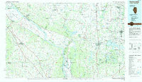 Carbondale Illinois Historical topographic map, 1:100000 scale, 30 X 60 Minute, Year 1984