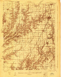 Carlinville Illinois Historical topographic map, 1:48000 scale, 15 X 15 Minute, Year 1923