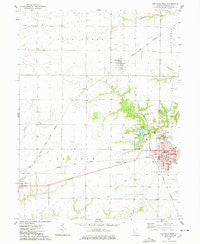Carthage West Illinois Historical topographic map, 1:24000 scale, 7.5 X 7.5 Minute, Year 1974