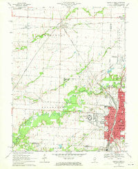 Centralia West Illinois Historical topographic map, 1:24000 scale, 7.5 X 7.5 Minute, Year 1969