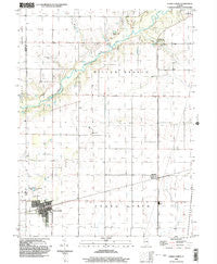 Cerro Gordo Illinois Historical topographic map, 1:24000 scale, 7.5 X 7.5 Minute, Year 1999