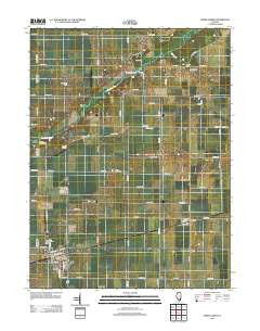 Cerro Gordo Illinois Historical topographic map, 1:24000 scale, 7.5 X 7.5 Minute, Year 2012