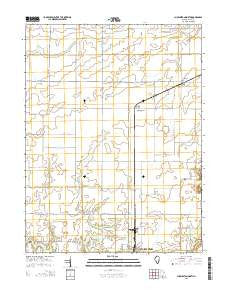 Charleston North Illinois Current topographic map, 1:24000 scale, 7.5 X 7.5 Minute, Year 2015