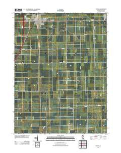 Chenoa Illinois Historical topographic map, 1:24000 scale, 7.5 X 7.5 Minute, Year 2012