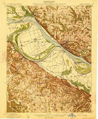 Chester Illinois Historical topographic map, 1:62500 scale, 15 X 15 Minute, Year 1915