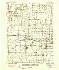 Cissna Park Illinois Historical topographic map, 1:62500 scale, 15 X 15 Minute, Year 1949