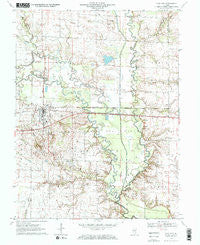 Clay City Illinois Historical topographic map, 1:24000 scale, 7.5 X 7.5 Minute, Year 1970