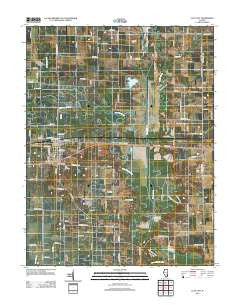Clay City Illinois Historical topographic map, 1:24000 scale, 7.5 X 7.5 Minute, Year 2012