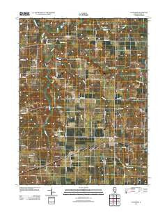 Coatsburg Illinois Historical topographic map, 1:24000 scale, 7.5 X 7.5 Minute, Year 2012