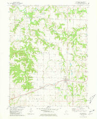 Coatsburg Illinois Historical topographic map, 1:24000 scale, 7.5 X 7.5 Minute, Year 1981
