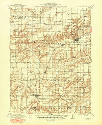 Colchester Illinois Historical topographic map, 1:62500 scale, 15 X 15 Minute, Year 1913