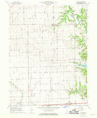 Collison Illinois Historical topographic map, 1:24000 scale, 7.5 X 7.5 Minute, Year 1968