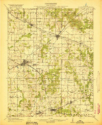 Coulterville Illinois Historical topographic map, 1:62500 scale, 15 X 15 Minute, Year 1917