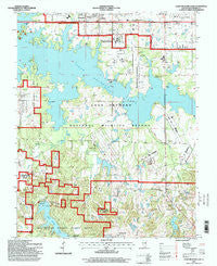 Crab Orchard Lake Illinois Historical topographic map, 1:24000 scale, 7.5 X 7.5 Minute, Year 1996