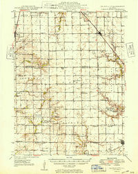 Dalton City Illinois Historical topographic map, 1:62500 scale, 15 X 15 Minute, Year 1949