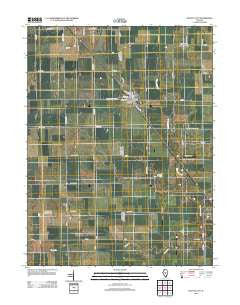 Dalton City Illinois Historical topographic map, 1:24000 scale, 7.5 X 7.5 Minute, Year 2012