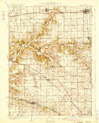 Danvers Illinois Historical topographic map, 1:62500 scale, 15 X 15 Minute, Year 1930