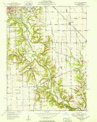 Danville SE Illinois Historical topographic map, 1:24000 scale, 7.5 X 7.5 Minute, Year 1951