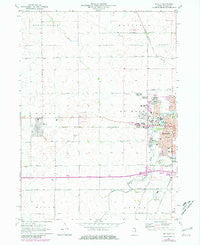 De Kalb Illinois Historical topographic map, 1:24000 scale, 7.5 X 7.5 Minute, Year 1971