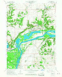 Depue Illinois Historical topographic map, 1:24000 scale, 7.5 X 7.5 Minute, Year 1966