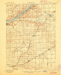 Des Plaines Illinois Historical topographic map, 1:62500 scale, 15 X 15 Minute, Year 1901