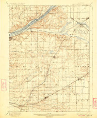 Des Plaines Illinois Historical topographic map, 1:62500 scale, 15 X 15 Minute, Year 1901