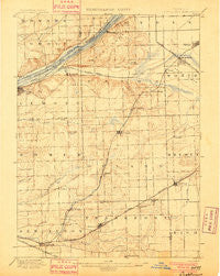 Des Plaines Illinois Historical topographic map, 1:62500 scale, 15 X 15 Minute, Year 1901