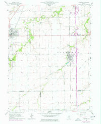 Divernon Illinois Historical topographic map, 1:24000 scale, 7.5 X 7.5 Minute, Year 1965