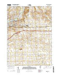 Dixon East Illinois Current topographic map, 1:24000 scale, 7.5 X 7.5 Minute, Year 2015