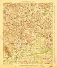 Dongola Illinois Historical topographic map, 1:62500 scale, 15 X 15 Minute, Year 1923