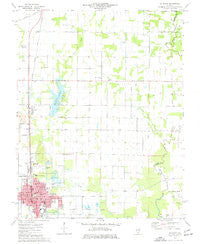 Du Quoin Illinois Historical topographic map, 1:24000 scale, 7.5 X 7.5 Minute, Year 1975