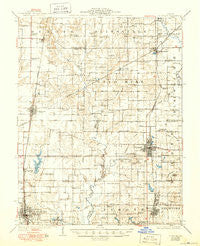 Duquoin Illinois Historical topographic map, 1:62500 scale, 15 X 15 Minute, Year 1926