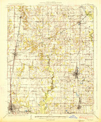 Duquoin Illinois Historical topographic map, 1:62500 scale, 15 X 15 Minute, Year 1926