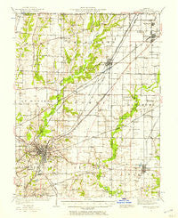 Edwardsville Illinois Historical topographic map, 1:62500 scale, 15 X 15 Minute, Year 1927