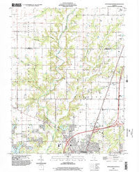 Effingham North Illinois Historical topographic map, 1:24000 scale, 7.5 X 7.5 Minute, Year 1998