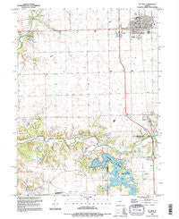 El Paso Illinois Historical topographic map, 1:24000 scale, 7.5 X 7.5 Minute, Year 1995