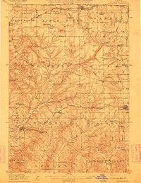 Elizabeth Illinois Historical topographic map, 1:62500 scale, 15 X 15 Minute, Year 1911