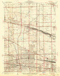 Elmhurst Illinois Historical topographic map, 1:24000 scale, 7.5 X 7.5 Minute, Year 1928