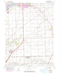 Elwood Illinois Historical topographic map, 1:24000 scale, 7.5 X 7.5 Minute, Year 1953