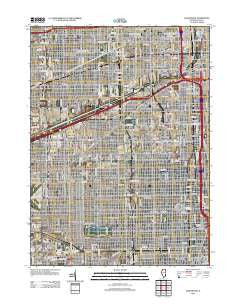 Englewood Illinois Historical topographic map, 1:24000 scale, 7.5 X 7.5 Minute, Year 2012