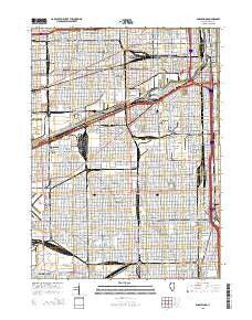 Englewood Illinois Current topographic map, 1:24000 scale, 7.5 X 7.5 Minute, Year 2015