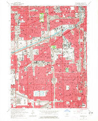 Englewood Illinois Historical topographic map, 1:24000 scale, 7.5 X 7.5 Minute, Year 1963