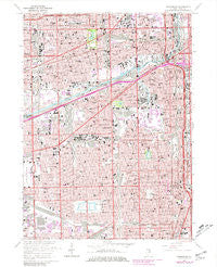 Englewood Illinois Historical topographic map, 1:24000 scale, 7.5 X 7.5 Minute, Year 1963