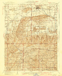 Equality Illinois Historical topographic map, 1:62500 scale, 15 X 15 Minute, Year 1916