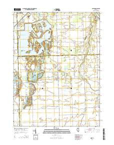 Essex Illinois Current topographic map, 1:24000 scale, 7.5 X 7.5 Minute, Year 2015