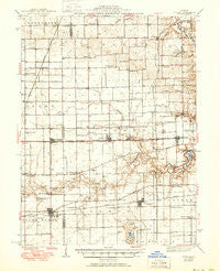 Fithian Illinois Historical topographic map, 1:62500 scale, 15 X 15 Minute, Year 1943