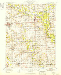 Flora Illinois Historical topographic map, 1:62500 scale, 15 X 15 Minute, Year 1949