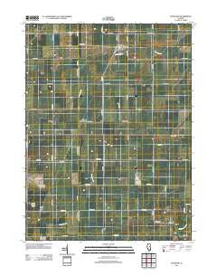 Foosland Illinois Historical topographic map, 1:24000 scale, 7.5 X 7.5 Minute, Year 2012