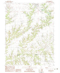 Franklin Illinois Historical topographic map, 1:24000 scale, 7.5 X 7.5 Minute, Year 1983